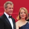 Mel Gibson fait son retour avec Jodie Foster lors de la présentation du Complexe du castor au festival de Cannes le 17 mai 2011
