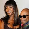 Naomi Campbell et Quincy Jones lors de la soirée de Grisogono le 17 mai à Cannes