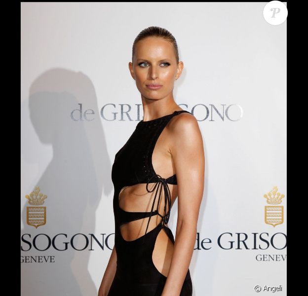 Karolina Kurkova sexy à souhait lors de la soirée de Grisogono le 17 mai à Cannes