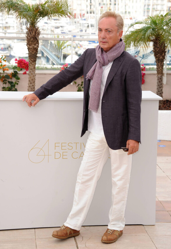 Udo Kier lors du photocall du film Melancholia au festival de Cannes le 18 mai 2011