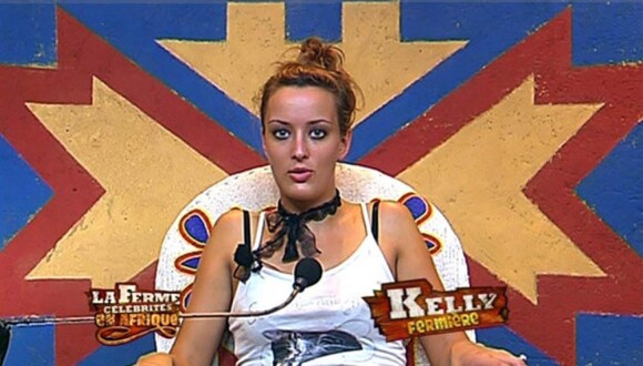 Kelly Bochenko lorsqu'elle était candidate dans La Ferme Célébrités en Afrique en janvier 2010