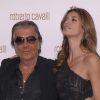 Roberto Cavalli et Elisabetta Canalis à l'inauguration de la boutique Cavalli à Cannes, le 18 mai 2011.
