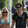 Shauna Sand et son ex-mari Laurent, à Miami en février 2011