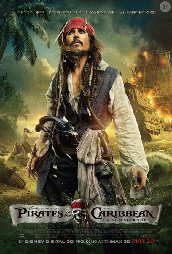 L'affiche du film Pirates des Caraïbes - La Fontaine de jouvence
