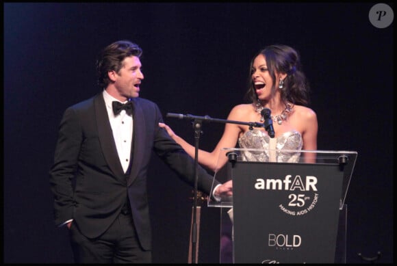 Patrick Dempsey et Rosario Dawson font le show lors du gala de l'amfAR au Cap d'Antibes le 19 mai 2011