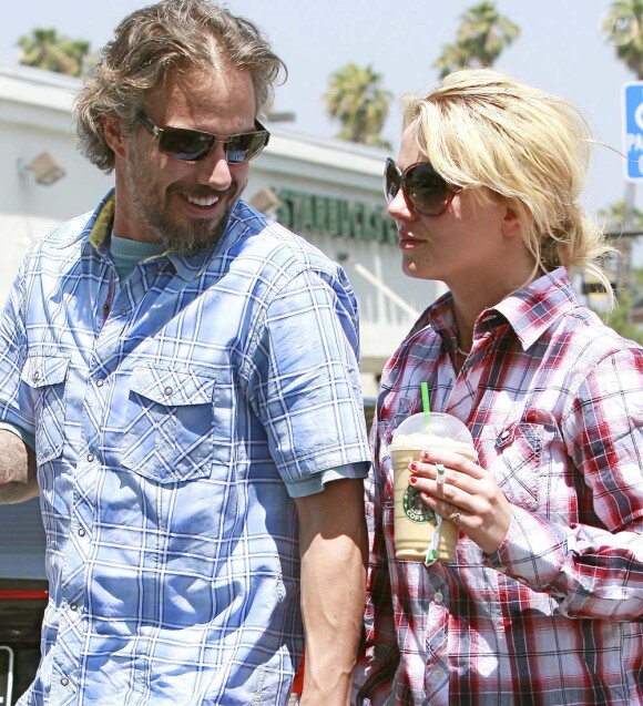 Britney Spears et Jason Trawick, à Los Angeles, le 8 novembre 2010.