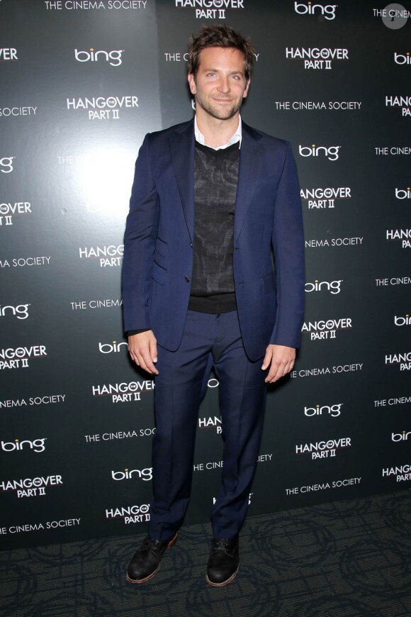 Bradley Cooper lors de l'avant-première de Very Bad Trip 2, à New York, le 23 mai 2011.