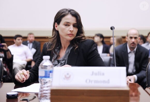 Julia Ormond plaide contre le travail forcé le 23 mai 2011 à Washington DC.