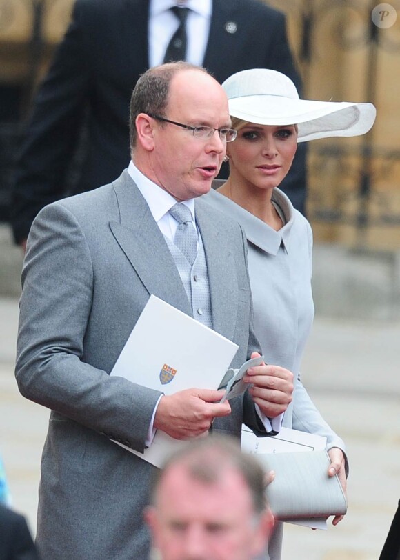 Le prince Albert de Monaco et Charlene Wittstock