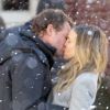 Sarah Jessica Parker et Greg Kinnear s'embrassent durant le tournage du film I Don't Know How She Does It, février 2011