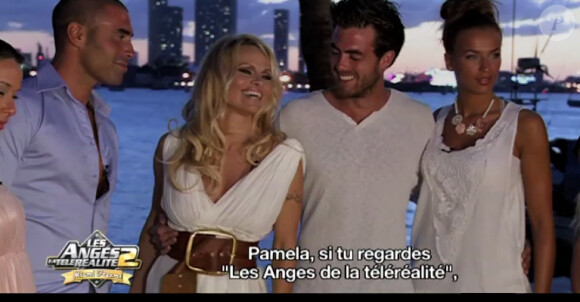 Pamela Anderson, Sofiane, Julie et Jonathan dans les Anges de la télé réalité, Miami Dreams du vendredi 27 mai 2011 sur NRJ 12.