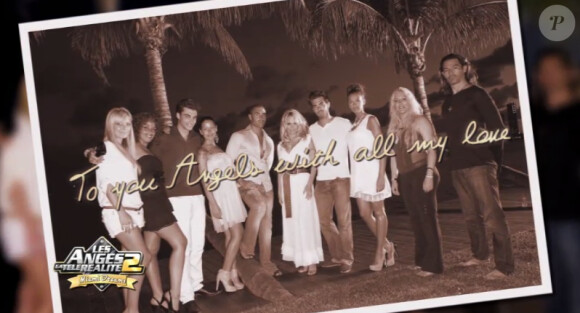 Les anges posent avec Pamela Anderson dans les Anges de la télé réalité, Miami Dreams du vendredi 27 mai 2011 sur NRJ 12.