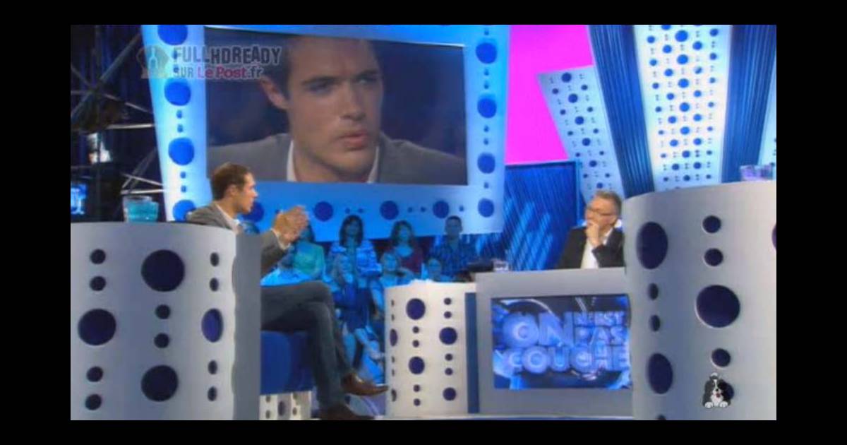 Nicolas Bedos sur le plateau d'On n'est pas couché, le 28 ...