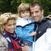 Rafael Van der Vaart, sa femme Sylvie et leur fils Damian à Beverwijk le 29 mai 2011. Un magnifique tableau !