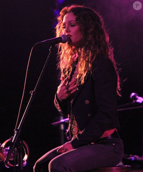 Vanessa Paradis est aussi une chanteuse reconnue. Los Angeles, 18 février 2011