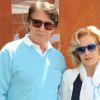 Sylvie Vartan et son époux à Roland-Garros le 1e juin 2011