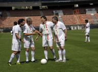 Patrick Bruel et Michaël Youn chaussent les crampons... Attention les yeux !