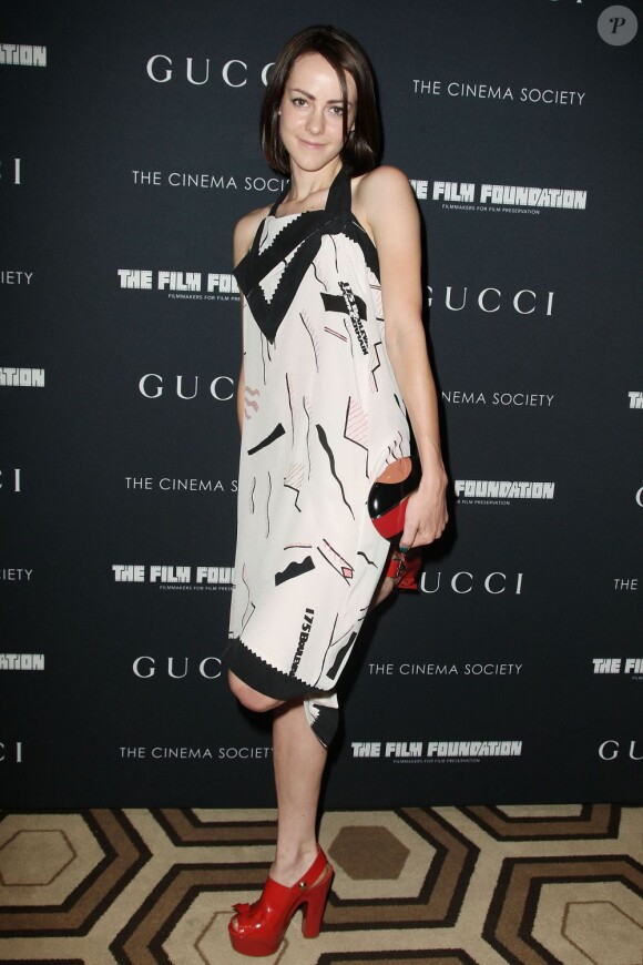 Jena Malone à la soirée organisée par la Société du Cinéma et Gucci à New York, le 1er juin 2011