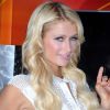 Paris Hilton présente son émission de télé réalité, Le Monde selon Paris, dans un magasin new-yorkais, le 1er juin 2011.