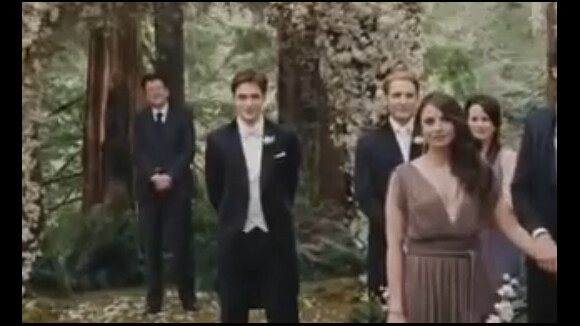 Twilight 4 : Les premières images du mariage de Bella et Edward !