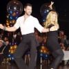 Kirstie Alley et son partenaire de danse dans Dancing with the Stars Maksim Chmerkovskiy, aux "Dance With Me" Studios de New York pour la soirée "All the right Moves !" le 5 juin 2011.