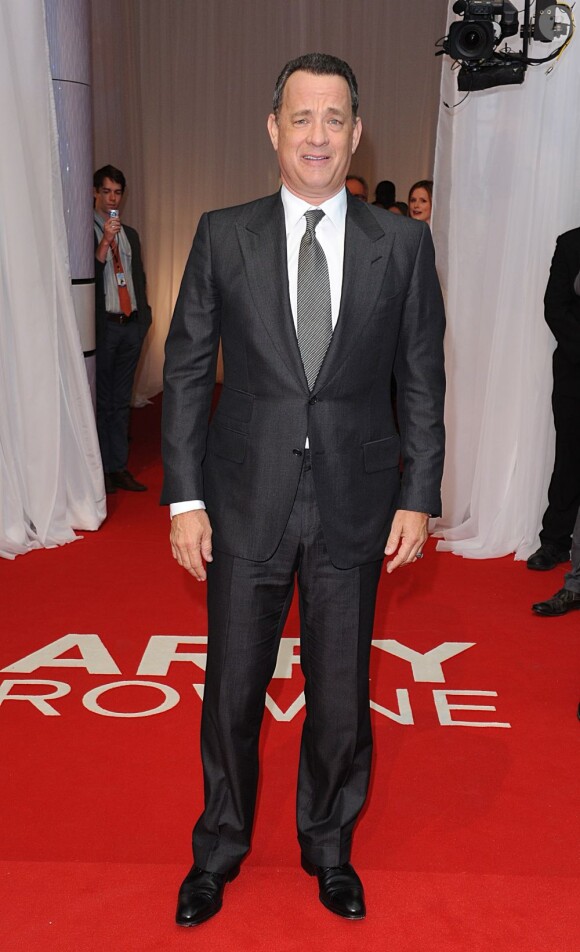 Tom Hanks à l'occasion de l'avant-première anglaise de Il n'est jamais trop tard, au Westfield Centre de Londres, le 6 juin 2011.