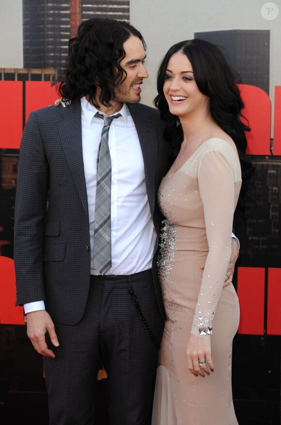 Katy Perry est marié à Russell Brand. Londres, 19 avril 2011