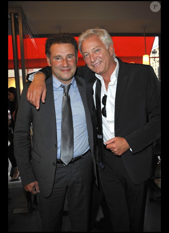 Laurent Boyer et Pierre Sled à l'inauguration du restaurant Boco, rue Casanova à Paris, le jeudi 9 juin 2011.