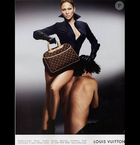 Jennifer Lopez a elle aussi prêté son image à la marque de luxe Louis Vuitton.