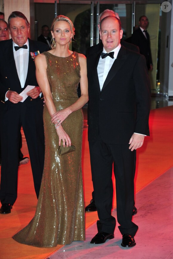 Le prince Albert et Charlene Wittstock le 29 mai 2011.