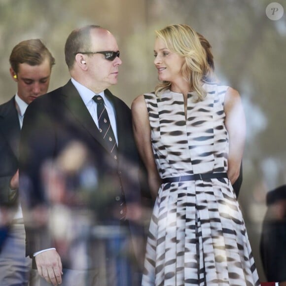 Le prince Albert et Charlene Wittstock le 29 mai 2011.