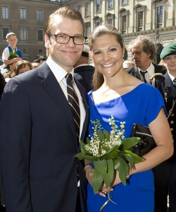 Daniel et Victoria de Suède le 6 juin 2011.