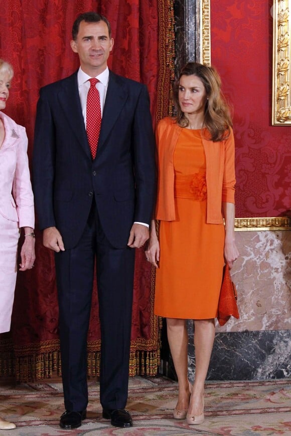 Letizia et Felipe d'Espagne en juin 2011.