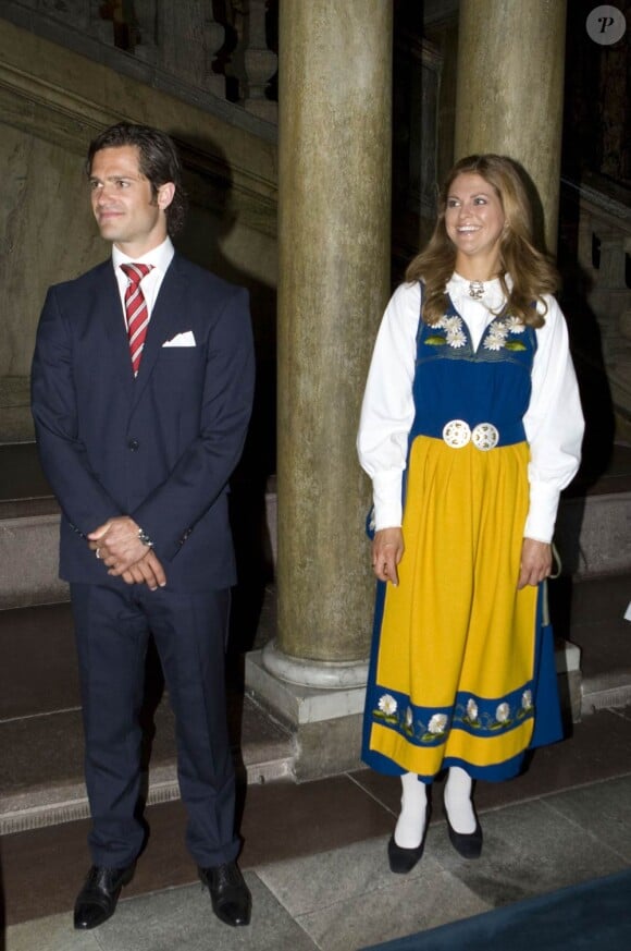 Prince Carl Philip et princesse Madeleine de Suède le 6 juin 2011.
