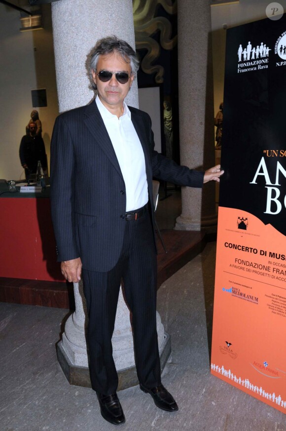 Andrea Bocelli en septembre 2010.