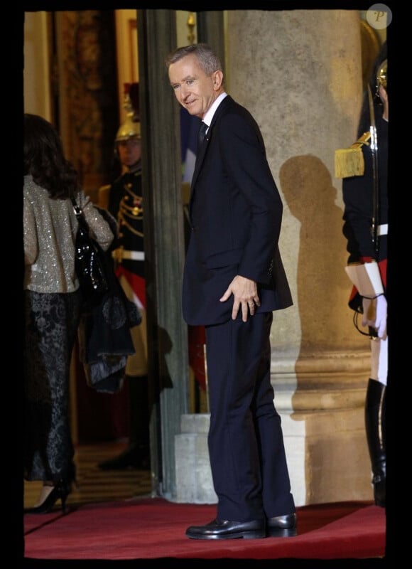 Bernard Arnault en novembre 2010 à l'Elysée