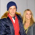 Britney Spears aux côtés de Justin Timberlake le 13 février 2002. 