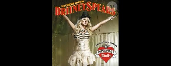 L'affiche du Circus Starring : Britney Spears Tour en 2009.