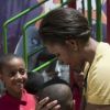 Michelle Obama le 16 juin 2011 à Washington, a supervisé un chantier avec le sourire !