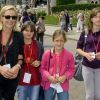 Laurence Ferrari à Disneyland Paris pour faire partager un moment de bonheur aux enfants de l'association SOS villages d'enfants le dimanche 12 juin 2011 !
