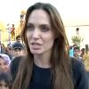 Angelina Jolie, ambassadrice de bonne volonté du Haut Commissariat des Nations unies pour les Réfugiés, s'est rendue vendredi 17 juin au chevet de Syriens réfugiés en Turquie - Images BFM TV