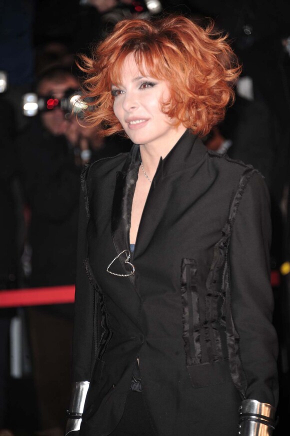 Mylène Farmer, à Cannes, le 22 janvier 2011.