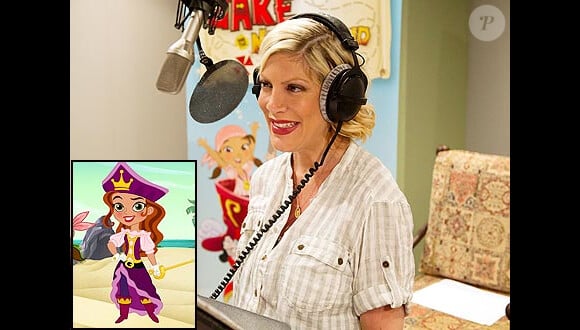 Tori Spelling prête sa voix à Pirate Princess, un personnage du dessin-animés de Disney, Jake and the Never Land Pirates.