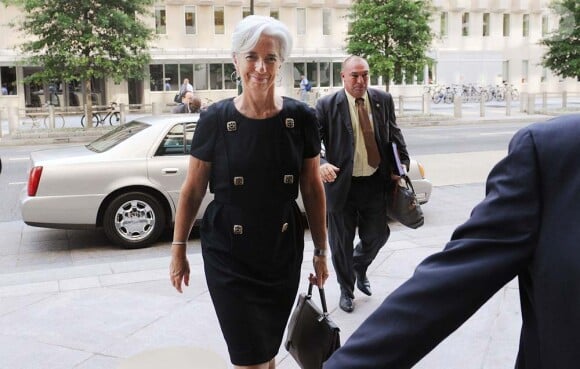 Christine Lagarde au siège du FMI, à Washington le 22 juin 2011.