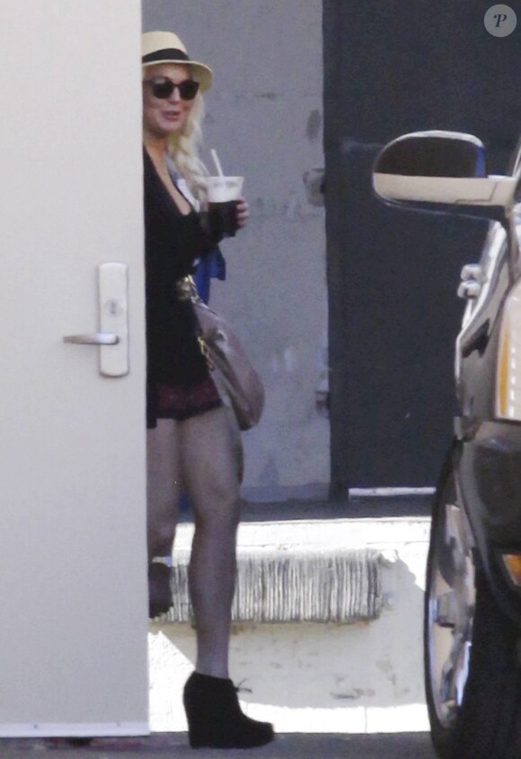 Lindsay Lohan peut enfin sortir de chez elle après 35 jours d'assignation à son domicile de Venice Beach ! Los Angeles, 29 juin 2011