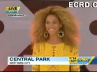 Beyoncé : Une tornade jaune, sexy en diable, lâchée en plein Central Park