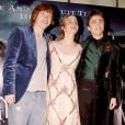 Daniel Radcliffe, Emma Watson et Rupert Grint en 2005 lors de l'avant-première de Harry Potter et la Coupe de feu à Londres 