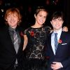 Daniel Radcliffe, Emma Watson et Rupert Grint lors de l'avant-première de Harry Potter et les Reliques de la mort - partie I en novembre 2010