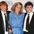 Daniel Radcliffe, Emma Watson et Rupert Grint en 2007 à Londres 