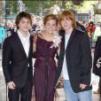 Daniel Radcliffe, Emma Watson et Rupert Grint en 2004 pour l'avant-première de Harry Potter et le prisonnier d'Azkaban 